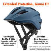 Ozark Trail Toddler Bike Helmet, Navy Blue