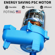 FOTING Submersible Sewage Pump, Heavy-Duty Cast Iron, 1.5HP PSC Motor, 9000 GPH, 2