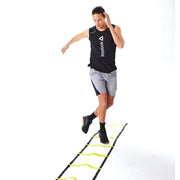 Fit For Life Reebok Delta Agility Kit, Speed Parachute, 20-Foot Agility Ladder, 12 Cones, 6 Hurdles, Jump Rope, Exercise Guide, Portable Mesh Bag