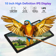 AEEZO KB1001-BK Android 15 GO Tablet 10inch Tablet, 5-Core, 20GB RAM+64GB ROM+1TB Expand, Black