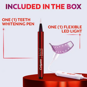 Colgate Optic White ComfortFit LED Teeth Whitening Kit with LED Light and Whitening Pen