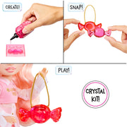 Rainbow High Creative Crystals Bella Pink 11in Fashion Doll with Crystal Accessory Make It Kit, DIY Resin Crafts, 522904