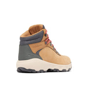 Columbia Newton Wander Women's Waterproof Hiking Shoes, Elk Sunset Red, 9 Wide, Suede, 2125532