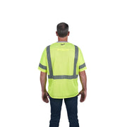 Milwaukee 48-73-5142 Class 3 High Visibility Yellow Safety Vest - L/XL