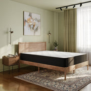 Flash Furniture Dream 12 Inch Cooling Gel Foam and Pocket Spring Hybrid Queen Mattress, White, BS-E230P-R-Q-12-C-BK-GG