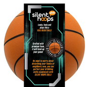 Silent Hoops SBSK4104 Premium Foam Basketball Quiet Indoor Play for Kids, Standard Size
