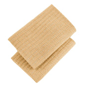 Mainstays MS14100136659N4 Garment Wash Adult Matelasse 2 Piece King Shams Set, Yellow