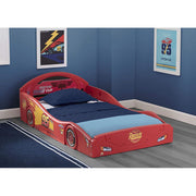 Delta Children BB81406CR-B1014 Disney Pixar Cars Lightning Sleep Toddler Bed, Red