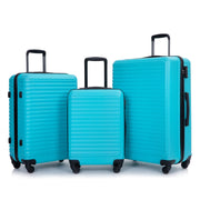 Travelhouse TH2085LG 3 Piece Luggage Set Hardshell Lightweight Suitcase with TSA Lock Spinner Wheels 20in24in28in.(Light Blue)