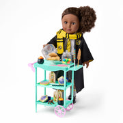Harry Potter PHX25013 Honeydukes Candy Cart with Accessories for 18-inch Dolls Toys Kids 5 +