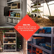 AR Shelving TRM18S418KHKEZUS0 Heavy Duty NSF Certified Galvanized 4-Tier Shelving Unit 71