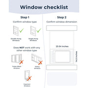 Windmill Lite Series Window Air Conditioner, 6,000 BTU, Quiet Operation, Wi-Fi Remote Control, Easy Installation, Cooling up to 250 Sq Ft, 06W11
