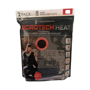 Free Country Men's Microtech Heat Base Layer Thermal Bottoms, Black, 2 Pack, Large
