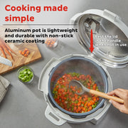 Instant Pot 112-1312-01 RIO Chef Series 6 Qt Pressure Cooker & Multi-Cooker, Sea Salt White