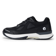 FitVille Men's Wide Athletic Pickleball Shoes, Arch Support, Black, Size 10.5