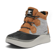 Sorel Out N About IV Classic Waterproof Women's Lace-Up Boots, Leather Suede Upper, Molded Rubber Outsole, Taffy Dove, 7.5