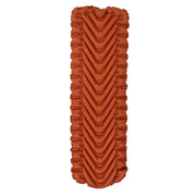 Klymit Insulated Static V Peak Inflatable Sleeping Pad, Four-Season Lightweight Camping Air Mat, Flame Red, Regular, 72 x 23 in, 1.4 lb, 06IVFM02A