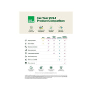 H&R Block 1033600-24 Basic Tax Software 2024, Step-by-Step Guidance