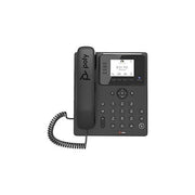 Poly CCX 350 VoIP Phone with Microsoft Teams Integration, Corded, Desktop and Wall Mountable, Black, Dual RJ-45 Network Ports with PoE, 848Z7AA