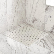 Brushed Stainless Steel Square Shower Drain, Removal Tool and Filter, CUPC & UPS Approved - 12