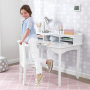 KidKraft Large Avalon Desk - White
