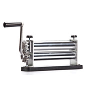 Botini Luxury Cylinder N.03 Pasta Maker with Durable Aluminum Rollers, Metallic Silver, Compact Design