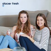 Glacier Fresh GF-Z009X RPWFE RPWF Refrigerator Water Filter with Built-in Chip, Coconut Shell Carbon Block, Lead-Free BPA-Free, Compatible with GE French-Door Models, Pack of 3