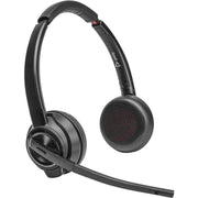 HP Poly Savi 8420 Office Series Wireless Noise Canceling Bluetooth Stereo On-Ear Headset, Black, Microsoft Teams Certified
