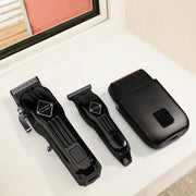 Lemulegu 973 3-in-1 Hair Trimmers & Clippers, Cordless, Adjustable Blades, LCD Display, Rechargeable, Black