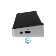 StarTech.com Triple 4K USB-C Laptop Docking Station, 60W Power Delivery, 3 Video Outputs (2 DisplayPort, 1 HDMI), 5 USB 3.0 Ports, Gigabit Ethernet, Audio Jacks, Black & Space Gray, DK30CH2DPPD