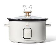 Beautiful 19162 6QT Programmable Slow Cooker, White Icing by Drew Barrymore