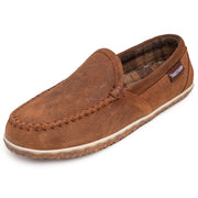 Minnetonka 41002 Ruff Leather Tilden Moccasins, Size: 12M, Brown Ruff