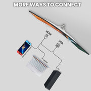 CRUA CR270QB 27 Inch FHD 100Hz Curved Monitor, 1080P 1800R 99% sRGB PC Computer Monitor, White 100Hz