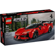LEGO Speed Champions Ferrari SF90 XX Stradale Sports Car Building Set, 339 Pieces, Multicolor, Ages 9+, 6588747