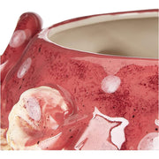 Blue Sky Clayworks Octopus Red Ceramic Cookie Jar with Lid, 12.5 in x 12.5 in x 10 in, 14276