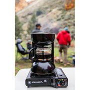 Stansport 278-120 Stovetop Coffee Maker, Black