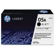 HP CE505A 05A Black Original LaserJet Toner Cartridge, 2,300 pages