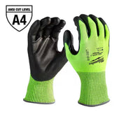 Milwaukee 48-73-8943B X-Large High Visibility Level 4 Cut Resistant Polyurethane Dipped Work Gloves (12-Pack)
