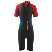 Body Glove Pro3 Junior Shorty Spring Wetsuit, 2/1mm Neoprene, Back Zip, Adjustable Neck Closure, Red, Size 12