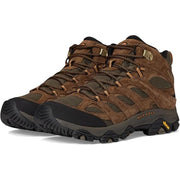 Merrell J035839z Moab 3 Mid Waterproof Hiking Boots for Men - Earth - 8.5M