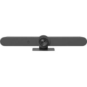 Logitech Rally Bar Video Camera with Motorized 15x PTZ, Optical Image Stabilization, AI RightSight Auto-Framing, 10.1in Touch Controller, Graphite, 991-000419