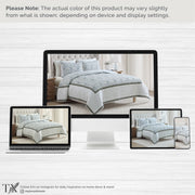 My Texas House MTS566170522003 Capri Quilt Set, 3-Piece, Sage Cotton, Full/Queen