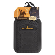 Plasticolor Yellowstone WeatherPro Front Floor Mats, Heavy Duty Flexible Rubber, Universal Fit with Trim-to-Fit Design, Black, Set of 4, 001453R01