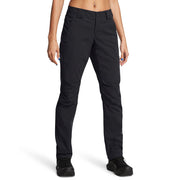 Under Armour Women's Enduro Elite Flat Front Tactical Pants, Water-Repellent Ripstop Fabric, Dark Navy Blue, Size 10, 1386728