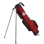 Sunday Golf Loma Lightweight Stand Golf Bag, 31 Inch, Burgundy, Holds 8 Clubs, Waterproof Nylon, Multiple Pockets, BAG107