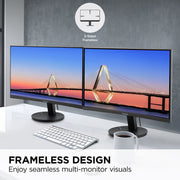 ViewSonic VA2416C 24 Inch Curved Monitor, 1500R Curvature, Full HD 1080p IPS, 100Hz Refresh Rate, HDMI and DisplayPort, Black