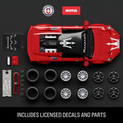 Mattel Brick Shop Hot Wheels Maserati MC20 Building Toy Kit, 250 Pieces - Multicolor