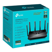 TP-LINK AX5400 Pro Archer WiFi 6 Dual-Band Gigabit Wireless Router w/LAN 2.5GB Port, Black