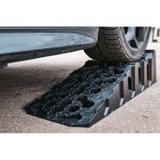 Hyper Tough 16K Automotive Maintenance Ramps with Wheel Chocks