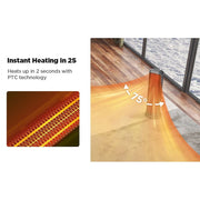Better Homes & Gardens BHF136193153RBV 23In Tower Heater, Black, New